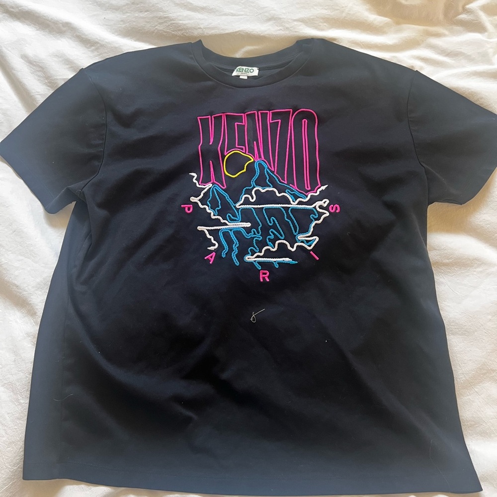 Kenzo Black Graphic T-Shirt